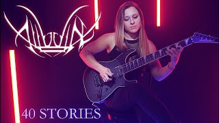 40 Stories Guitar Cover by Alyssa Day  Jeff Loomis Signature Jackson [upl. by Mikaela]