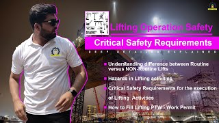 Lifting Operation Safety  Safety Talks With Gourav [upl. by Amalburga]