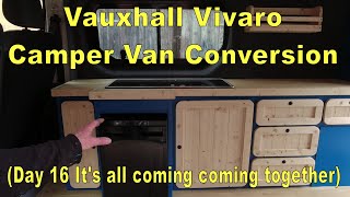 Vauxhall Vivaro Camper Van Conversion Day 16 [upl. by Lossa771]