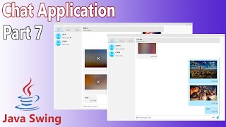 Java  Chat Application  Part 7 [upl. by Lyndell]