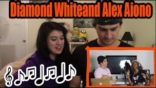 Alex Aiono Mashup ft Diamond White  COUPLES REACTION [upl. by Bidle]