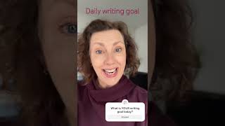 Make Novel writing daily goals authortube writinganovel [upl. by Ybrek]