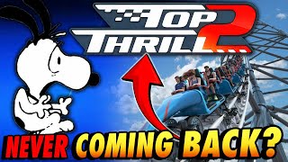 Is Top Thrill 2 EVER Coming Back Up 2 Uptime Says Otherwise  Cedar Point UPDATE [upl. by Takashi]