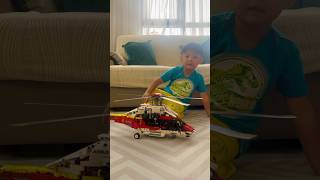 My new helicopter from Daddy helicopter build legobuild [upl. by Filmore]