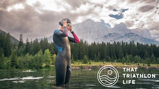 Canadian Open Triathlon Training In the Canadian Rockies [upl. by Tupler]