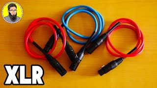 Rockville RCXFM3PR Red 3 Female to Male REAN XLR Mic Cable Review amp Unboxing [upl. by Aicac792]