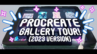 🍀PROCREATE GALLERY TOUR 20222023 [upl. by Otanod230]