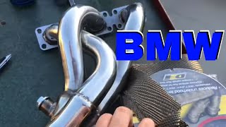 HOW TO Install Headers on a BMW 325i E46 [upl. by Macleod]