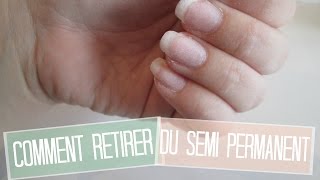 TUTO Comment retirer du Vernis SemiPermanent  Melissa Easy Nails [upl. by Oribel]