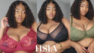 HSIA Bra Try On Haul  Up To Size DDD Bra That Looks Good And Fits  Beautiful Lace Bra 44DDD [upl. by Risay988]