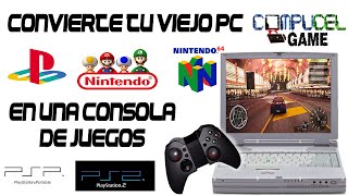 CONVIERTE PC ANTIGUO EN GAMER RETRO  USA LAPTOP VIEJA COMO CONSOLA RETRO  TUTORIAL COMPLETO ✅ [upl. by Elleirua]