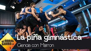 Cristina Pedroche alucina con 21 gimnastas sobre un metro cuadrado  El Hormiguero 30 [upl. by Yanehs]