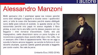 Alessandro Manzoni vita pensiero e poetica [upl. by Adnarem590]