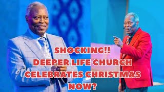 SHOCKING DEEPER LIFE BIBLE CHURCH CELEBRATES CHRISTMAS NOW [upl. by Avaria167]