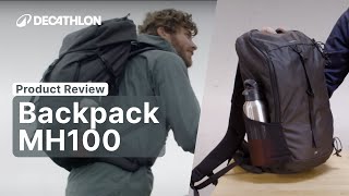 PRODUCT REVIEW  The Backpack MH100  DecathlonQUECHUA [upl. by Tabb]