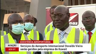 SERVIÇOS DO AEROPORTO INTERNACIONAL OSVALDO VIEIRA SERAO GERIDOS PELA EMPRESA KWAITIANA [upl. by Creamer678]