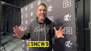 Oscar De La Hoya Reveals Pernell Whitaker was his toughest fight check this out  Esnews Boxing [upl. by Reffinnej]