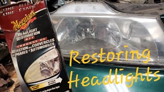 How to restore headlights wet sand and polish [upl. by Nnylrebma]