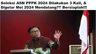 Seleksi ASN PPPK 2024 Tenaga Non ASNHonorer Digelar 3 Kali Tes amp Ditargetkan Dimulai Bulan Mei 2024 [upl. by Cleavland]