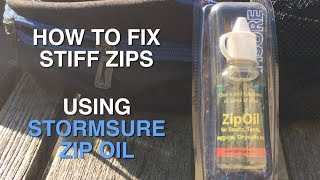 How To Make Stiff Zippers Slide Smoothly Again  BRING YOUR GEAR BACK TO LIFE [upl. by Pharaoh119]