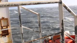 Rough Irish Sea Crossing on Stena Adventurer 2 [upl. by Tnecnev808]