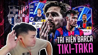 TÁI HIỆN LẠI CHIẾN THUẬT TIKITAKA BẰNG TEAMCOLOR BARCELONA 6 NGHÌN TỶ  Tabi Tuấn Anh [upl. by Aicilegna201]