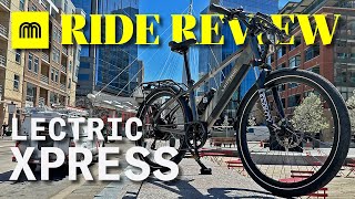 Lectrics First Full Sized Ebike XPress Ride Review [upl. by Mallina474]