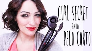 NonaMakeUp Curl Secret Babyliss para pelo corto mi opinion y recomendacion [upl. by Cheria]