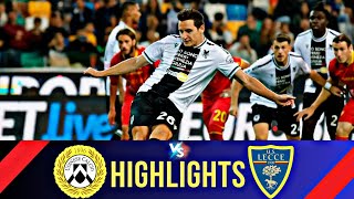 Udinese VS Lecce  Highlights  Italy Seria A  6 October 2024 [upl. by Nassah]