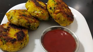 नवरात्रि में ये बनाए और बिना खाना बनाने का टेन्शन लिए गरबा खेले। Poha Vegetable cutlet [upl. by Germayne]