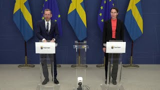 Socialministern presenterar ny generaldirektör för Folkhälsomyndigheten [upl. by Adey]