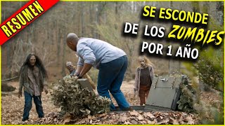 👉 resumen  POR 1 AÑO SE ESCONDE DE LOS INFECTADOS ZOMBIES EN UN BUNKER  Ahora te Cuento [upl. by Haveman]