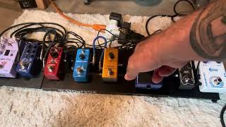 My Effect Pedals Demo  A  TalkingAcoustic Guitar phaser flanger harmonizer  more [upl. by Ylrebmyk572]