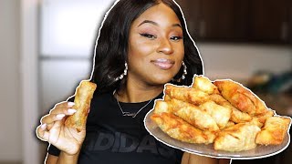 HOW TO MAKE EGG ROLLS THE EASY WAY [upl. by Betta]