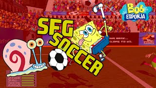 BoB Esponja jogando SFG Soccer 6  GARY SALVADOR [upl. by Conlee]