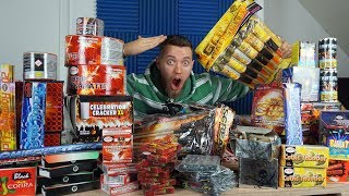 MEGA XXL Silvester Feuerwerk Unboxing 💣💥  Online Einkaufstour xD  Johnny Hand [upl. by Ainirtac]