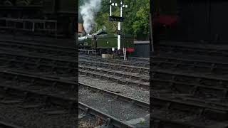 Hagley Hall Leaving Shed At Bewdley [upl. by Hanavas]