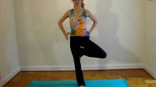 Beginners Yoga for Balance Shoulders Back and Hips [upl. by Guy]