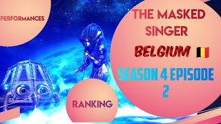 S4 E2  Performances ranking  Masked Singer Belgium 🇧🇪 [upl. by Enaillil]