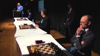 SHORT VERSION Magnus Carlsen Blind amp Timed Chess Simul at the Sohn Conference in NYC [upl. by Carma462]