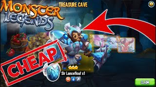 How To GET Rank 3 Mythic For ONLY 15 GEMS  Treasure Cave  Monster Legends 2024 [upl. by Boffa130]