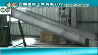 PP Woven Bag Recycling Machinerywmv [upl. by Toland]