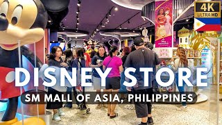 The First DISNEY STORE in Southeast Asia  SM MOA 4K Walking Tour Philippines  September 2024 [upl. by Heger]