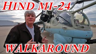 Hind MI24 Helicopter Walkaround Tour [upl. by Ardnait848]