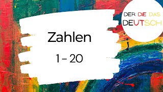 Zahlen von 1 20  Deutsch lernen [upl. by Venu677]