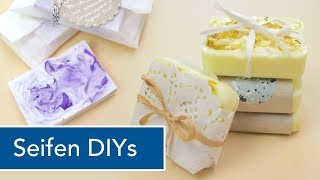 DIY SEIFE selber gießen und verpacken  perfektes Geschenk  VERLOSUNG [upl. by Winslow]