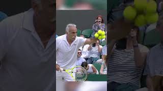 The Mansour Bahrami Trick Serve 🪄 [upl. by Edwine]