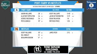 Warrnambool amp District CA  Sungold Div 1  GRAND FINAL  Port Fairy v Nestles  Day 1 [upl. by Yhtir753]