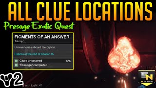 Destiny 2  Presage Secrets All 5 Triumph Clues amp Locations [upl. by Gwenora]