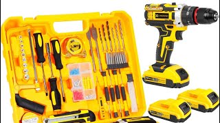 CANBRAKE 21V Tool Kit with Drill 120PCS 21V Cordless Drill tools diy best youtube fyp drill [upl. by Durrej432]